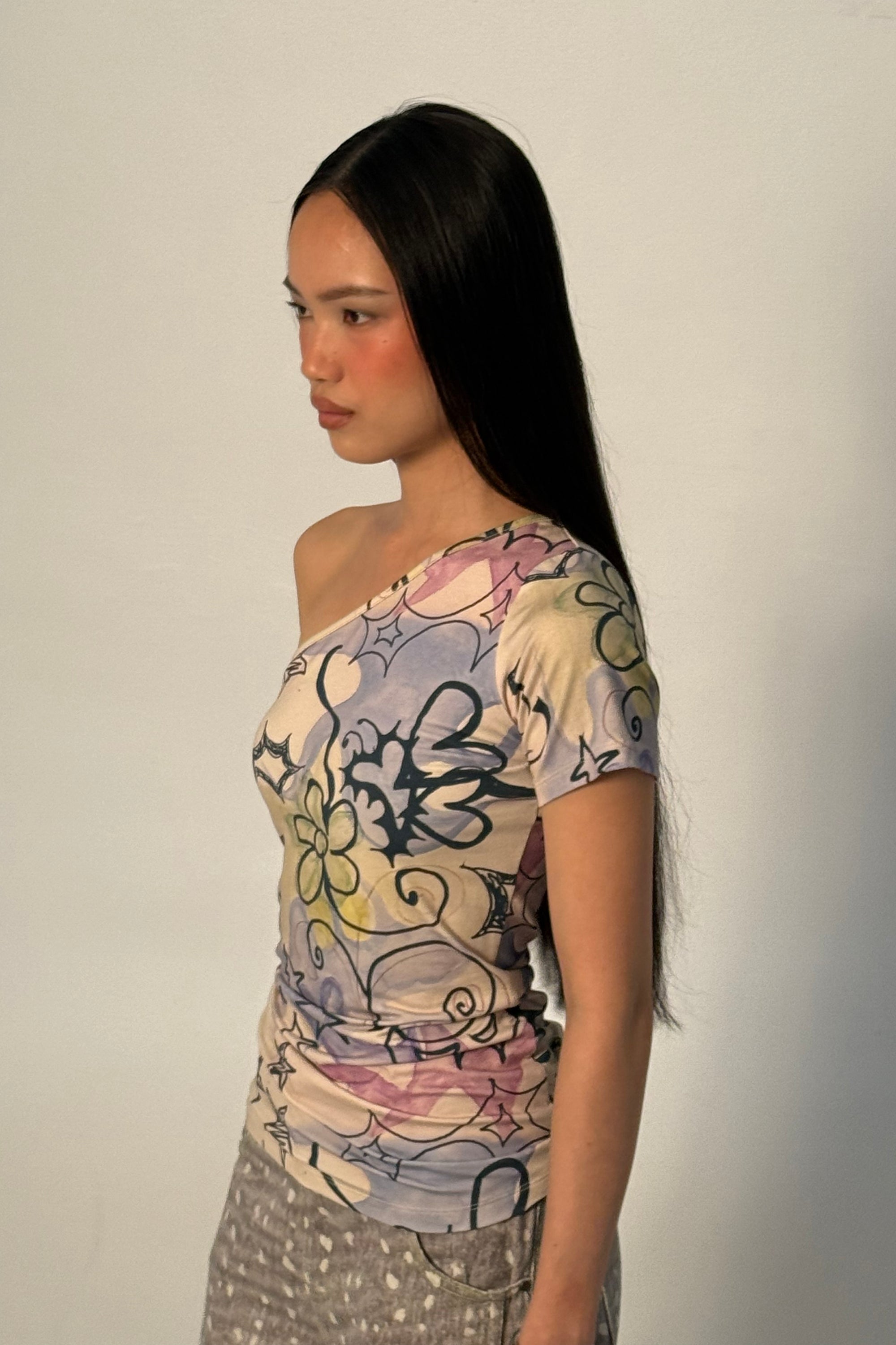 Asymmetric Tee in Fantasy